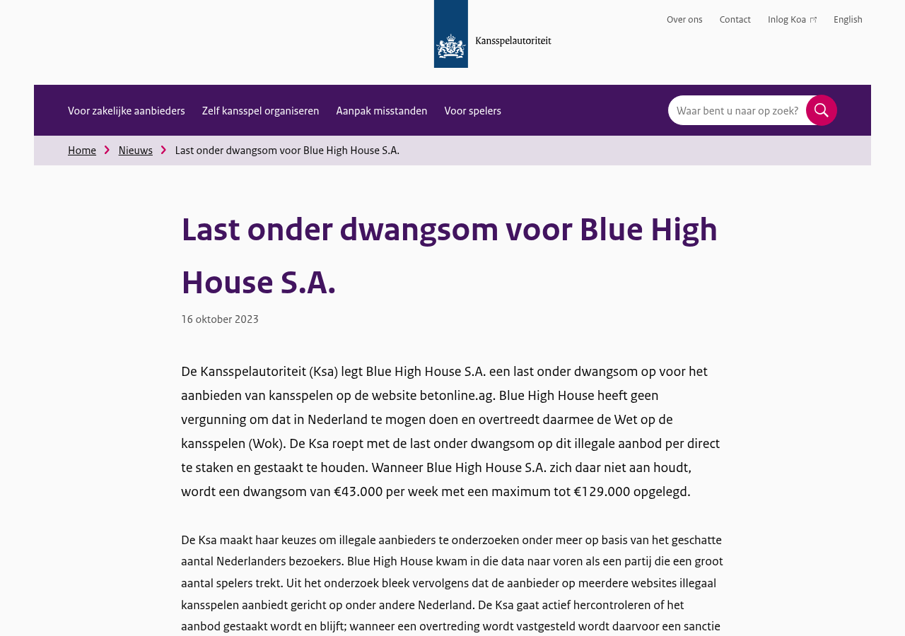 Kansspelautoriteit record naming betonline.ag in a Dutch-market enforcement order